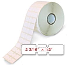 Thermal Jewelry Tags 2 3/16in x 1/2in