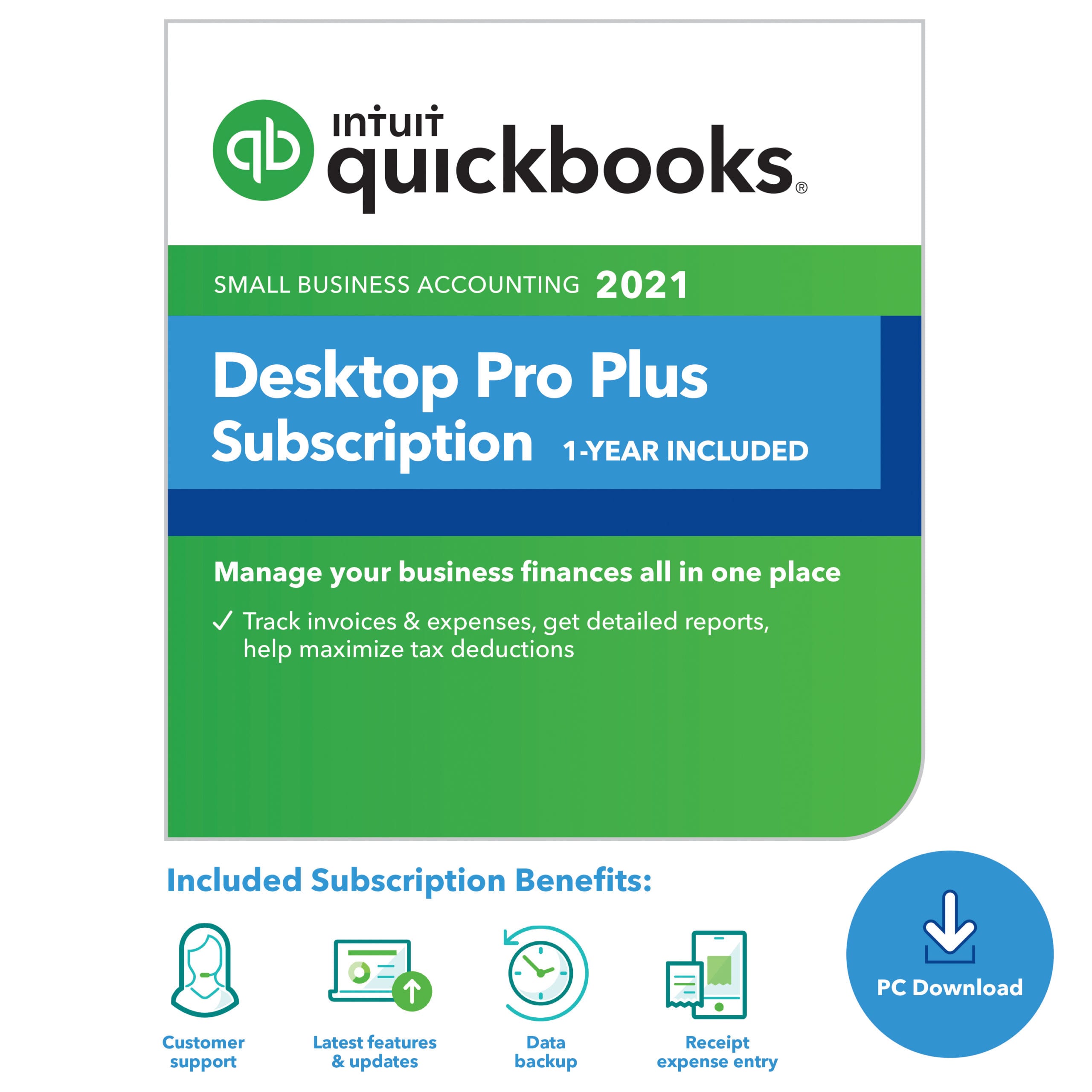 QuickBooks Pro Plus 2021 (Annual Subscription) SWDiscounter