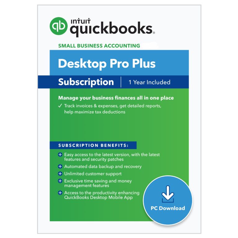 QuickBooks Pro Plus 2023 (Annual Subscription) SWDiscounter